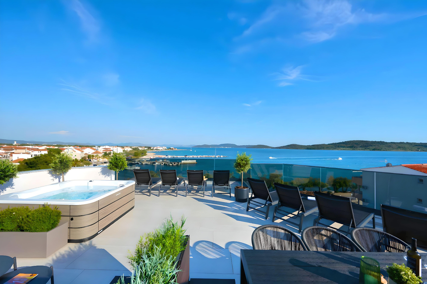 aquarius apartments, Aquarius Apartments with heated pool &ndash; Srima, Croatia Srima-vodice